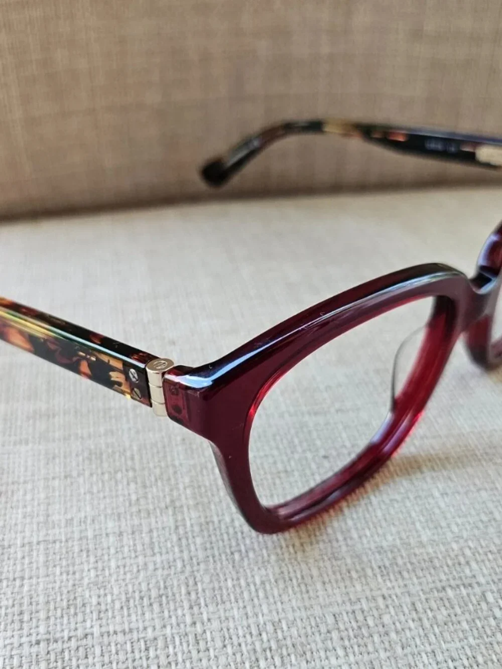 Calvin Klein Collection Eyeglasses Frame Burgundy Eyewear CK7989 Unisex Glasses
